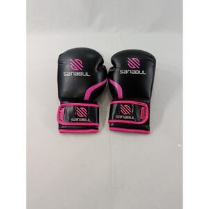 Sanabul  14 Oz Boxing Gloves - Pink Black Excellent